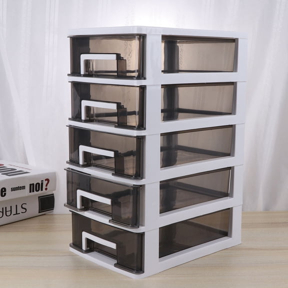 BESTONZON Multi-Deck Drawer Design Desktop Storage Cabinet for Efficient Sorting