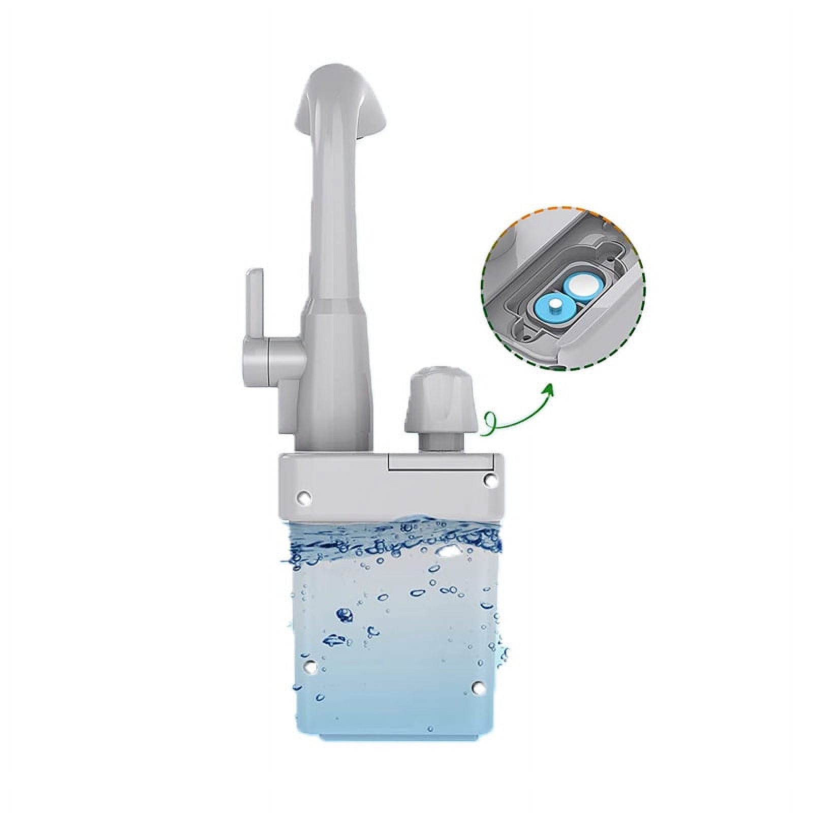 BESTONZON Pretend Play Kitchen Toy Sink Faucet Electronic Tap Play Sink