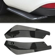 BESTONZON Universal Car Spoiler Pair Black Pp Modification Accessories