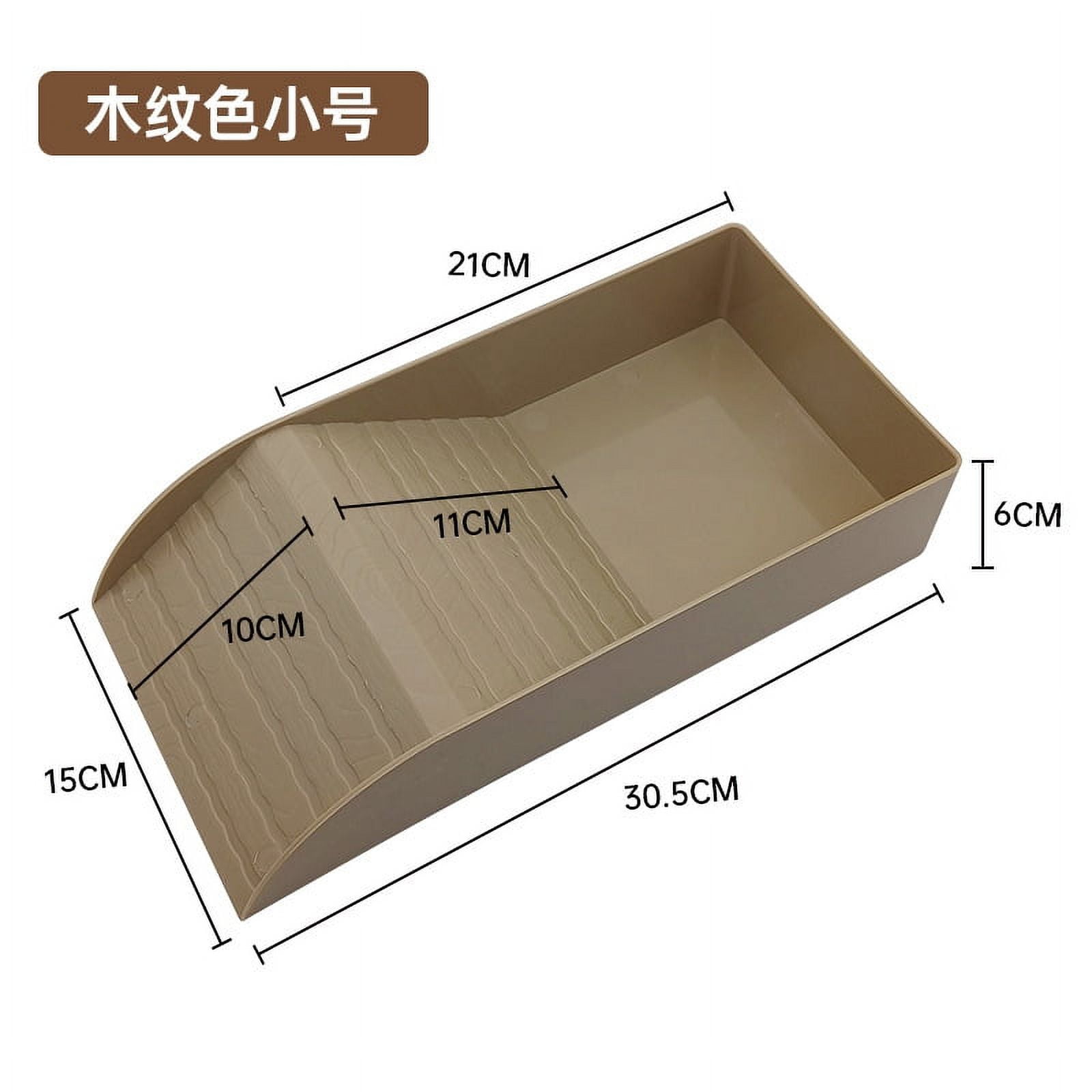 BESTONZON Reptile Feeding Dish with Ramp Turtle Basking Platform Multi
