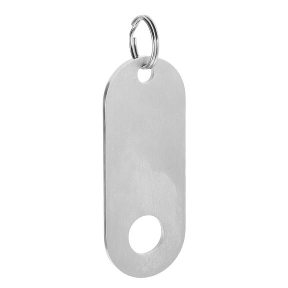 BESTONZON Motorcycle Hook Decorative Bell Keychain Hanger Silver 1Pack