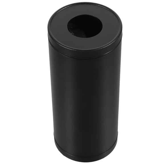 BESTONZON Black Tissue Box for Car with Round Cardboard Tubes Practical Storage Solution