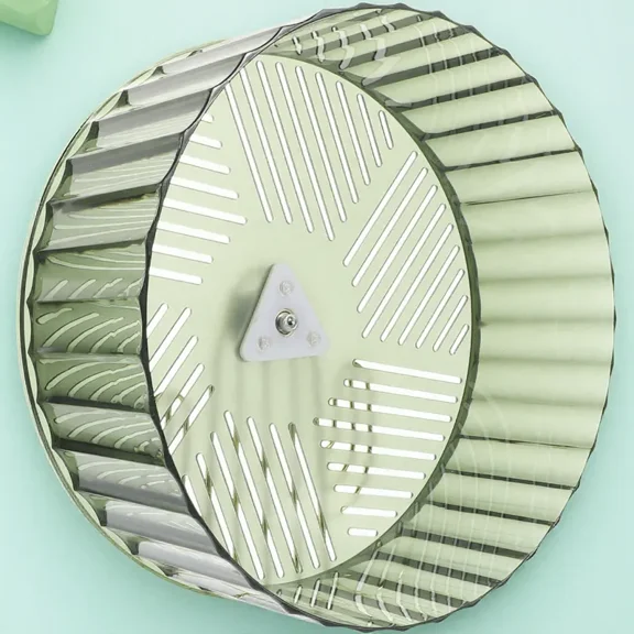 BESTONZON Decorative Green Rat Wheel for Cage Use Suitable for Hedgehogs and Hamsters