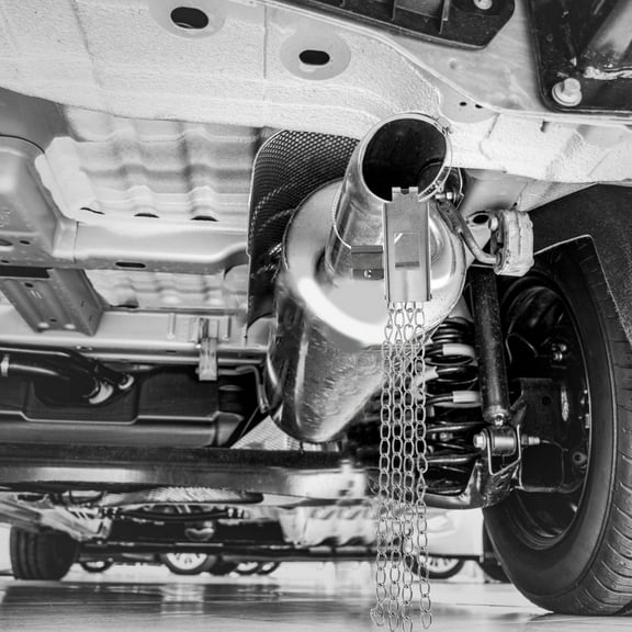 BESTONZON Car Anti Static Strap Silver Metal Grounding Belt for Vehicle Electrostatic Discharge Easy Installation