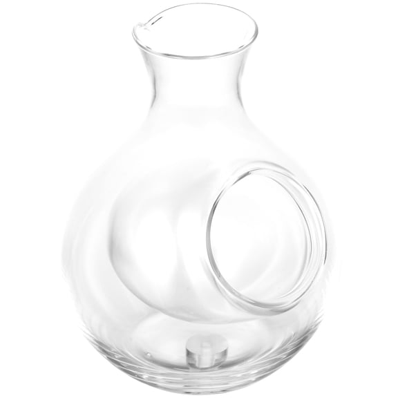 BESTONZON White Glass Liquor Decanter for Wine with Elegant Practical Structure and Easy Use