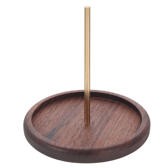 BESTONZON Embroidery Thread Organizer Solid Wood Rack Multi Color Thread Storage Stand