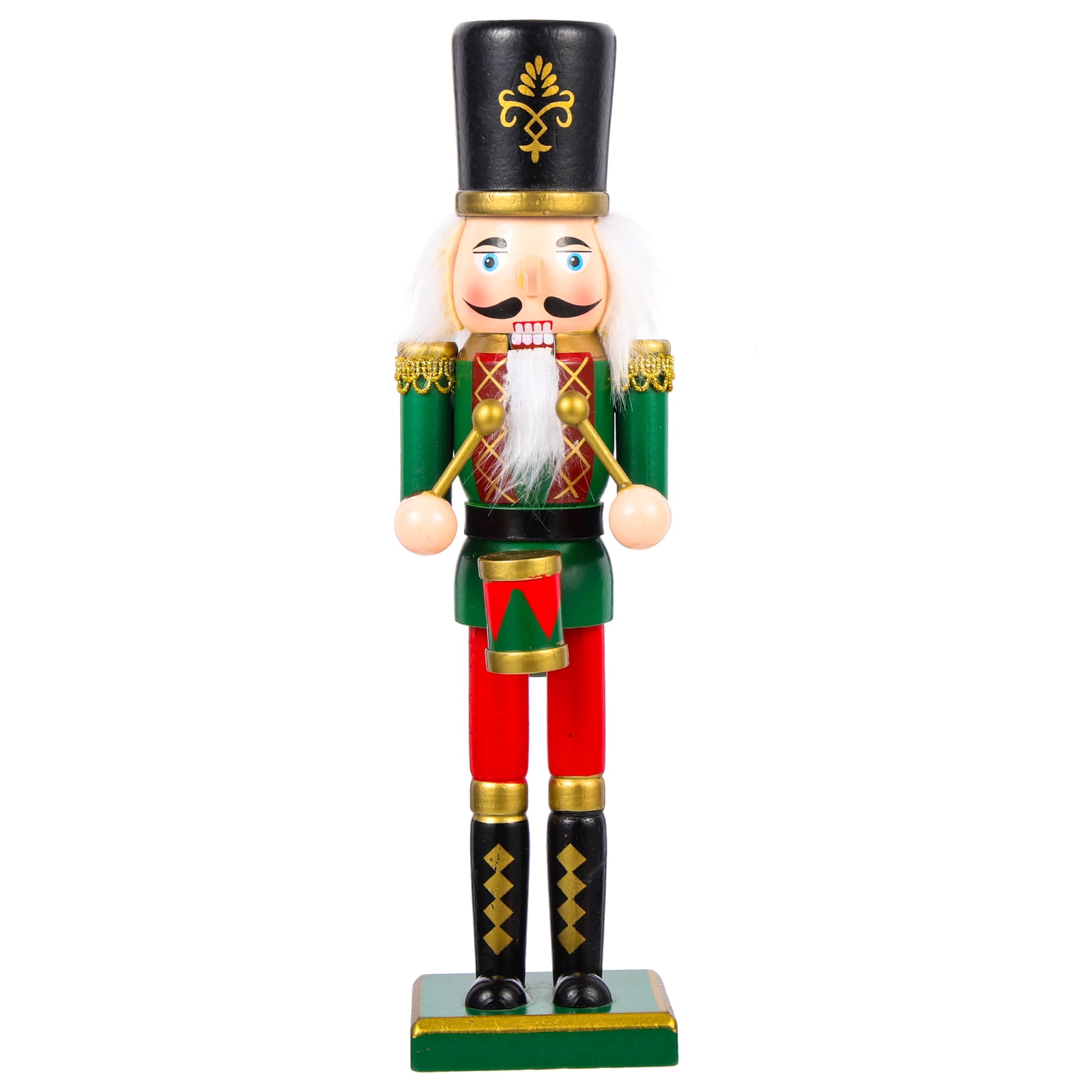 BESTONZON Wooden Nutcracker Puppet Decoration Xmas Soldier Figurine