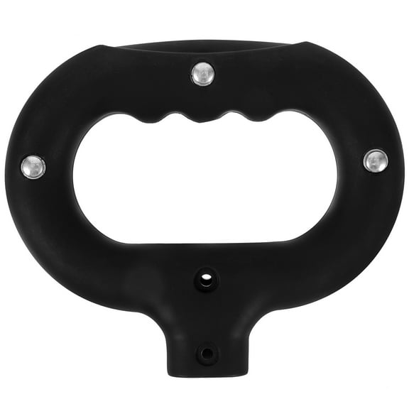 BESTONZON Ergonomic Black Plastic Handle for Wagon Cart Camping Trolley Replacement Grip