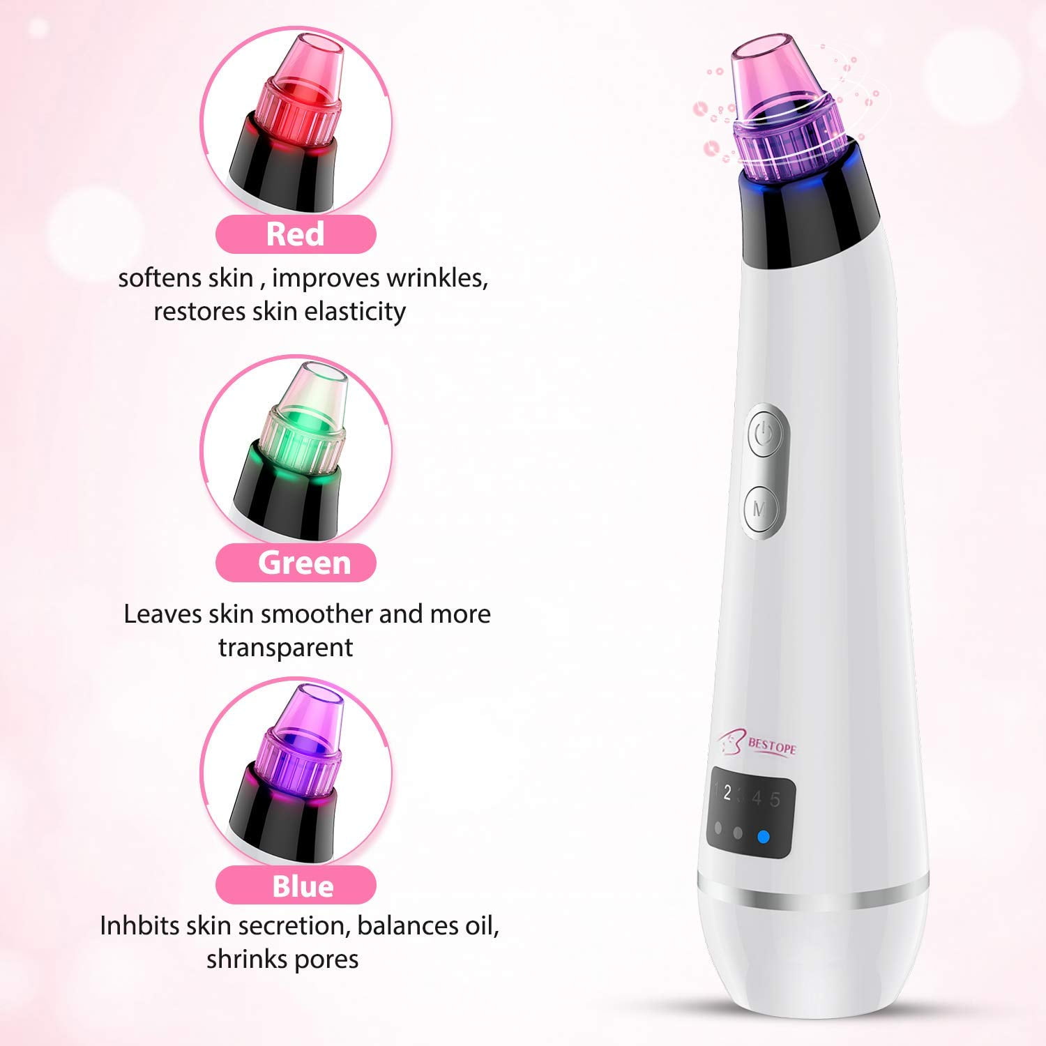 BESTOPE Blackhead Remover Vacuum - rated 4.8 stars from 108 reviews