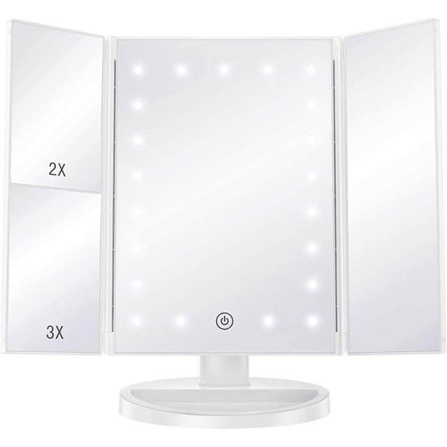 BESTOPE Makeup Mirror with Lights 21 LED Vanity Mirror with 1X/2X/3X