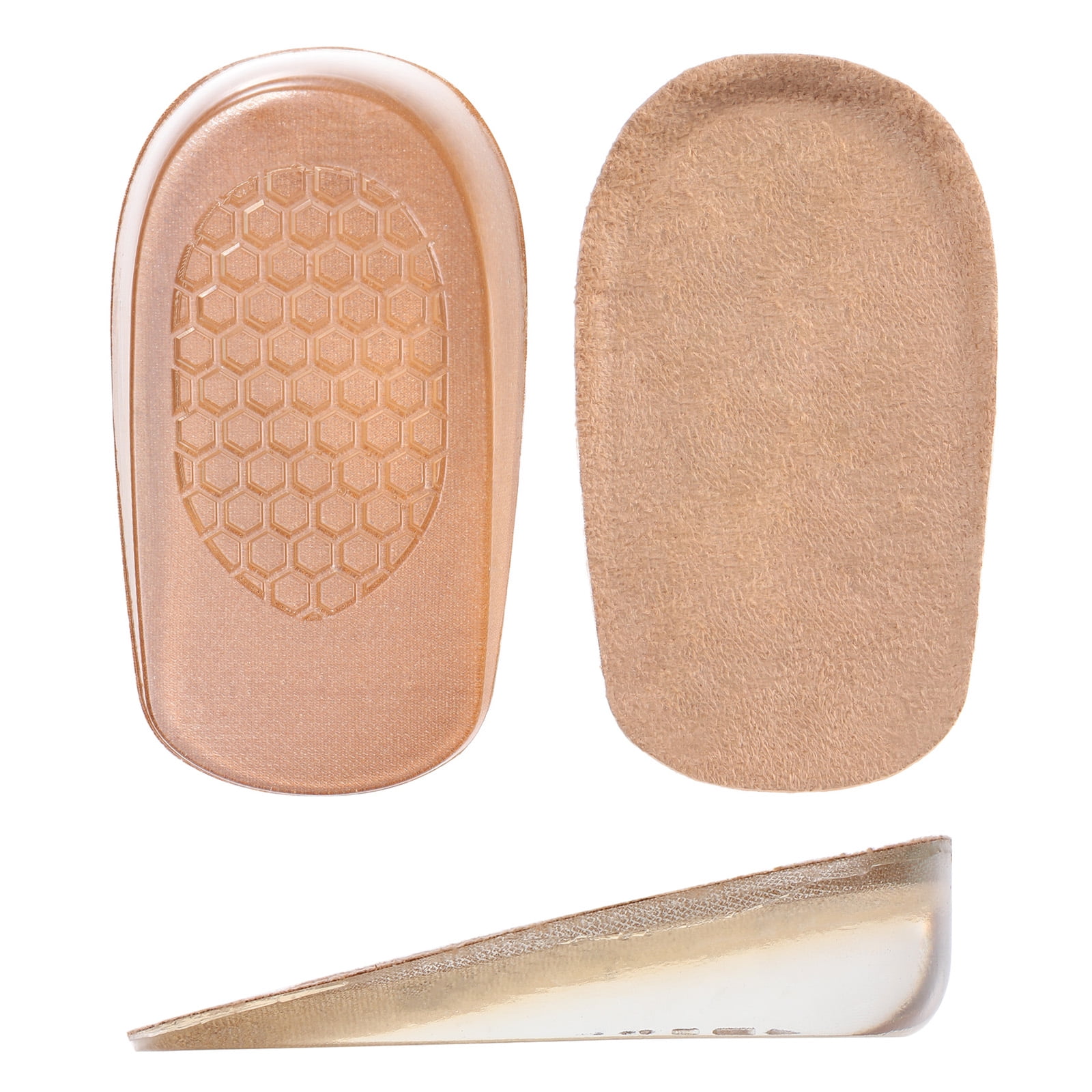 BESTOYARD 1 Pair Invisible Height Increase Insole Shocks Absorption