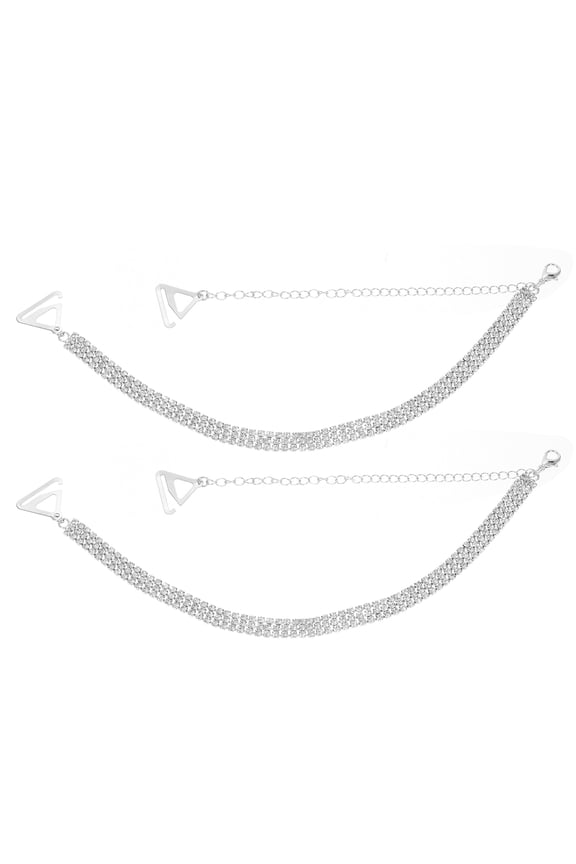 1Pair Rhinestone Bra Strap Holder Durable Non Slip Comfortable Shoulder Straps