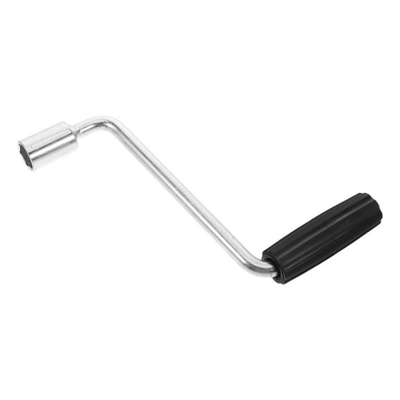 BESTOYARD Durable Plated Silver Crank Handle for Truck Camper Jack Trailer and Tarp Accessories