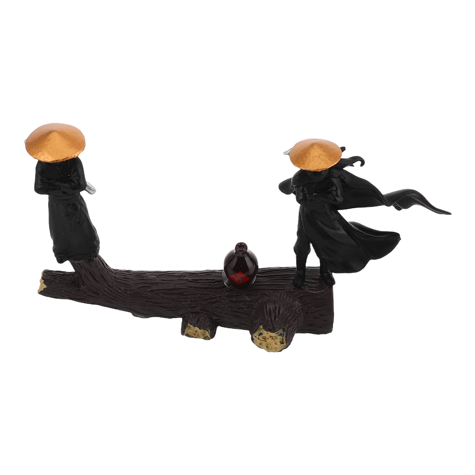 BESTOYARD Office Decoration Ancient Chinese Warrior Figurine Black Plastic  1 Set (4 Pcs/Set) - Walmart.com