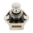 thumbnail image 1 of BESTOYARD 1 Set Button Lock for RV Cabinet Drawer Lock Latch Knob Silver ABS Material, 1 of 5