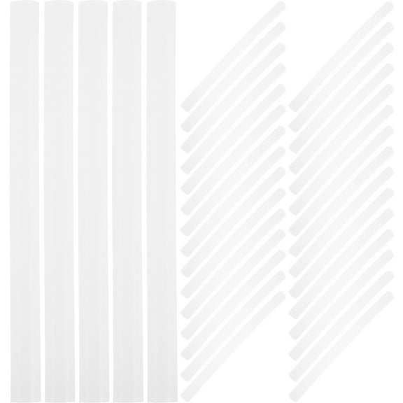 BESTOYARD 100Pcs Clear Hot Melt Adhesive Glue Rods Easy to Use Crafting Glue Sticks