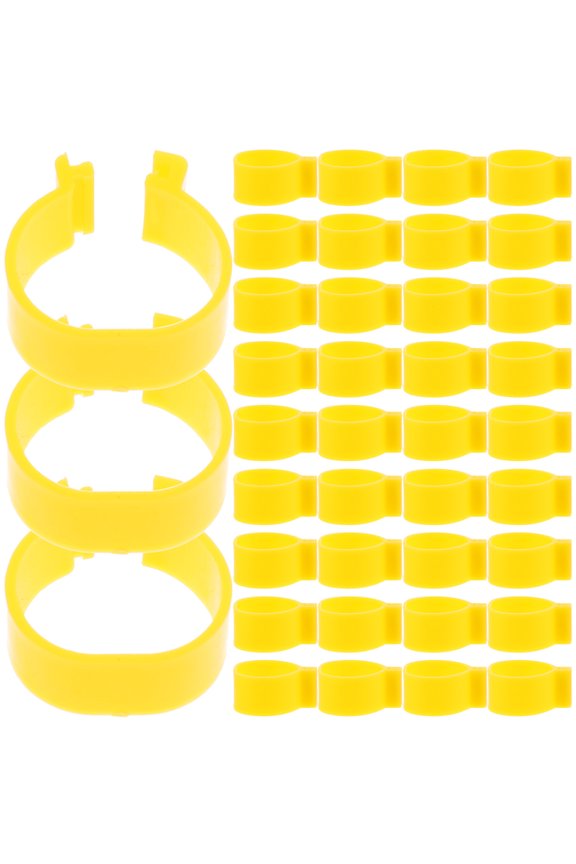 100Pcs Chicken Leg Tags Adjustable Design Plastic for Poultry Identification