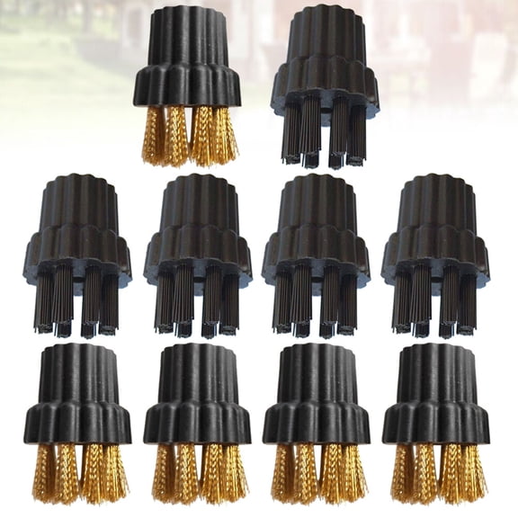BESTOYARD 10Pcs Multi Purpose Machine Brush Head for Home Use Assorted Color Sturdy Construction