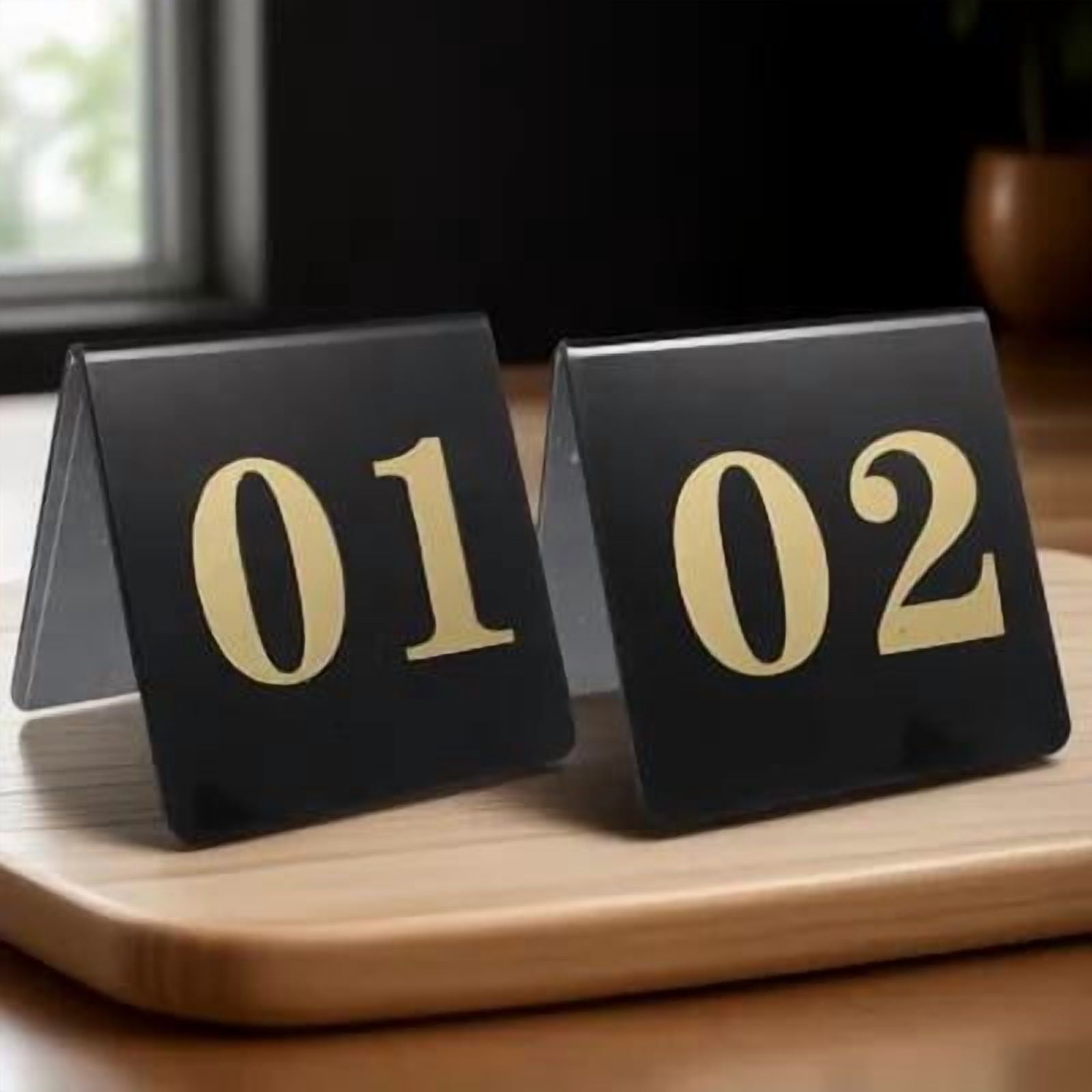 BESTOYARD 10Pcs Table Number Card Place Holders Multi Acrylic Easy to ...