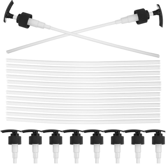 BESTOYARD 10Pcs White Soap Pump Nozzle for Bottles Perfect for Shampoo Lotion and Conditioner Use