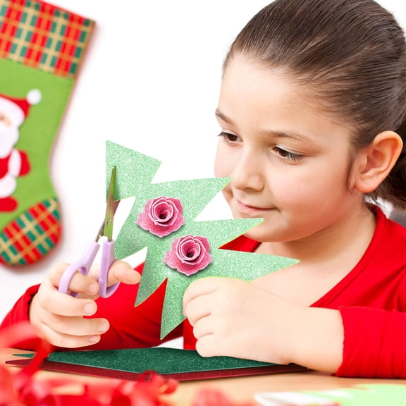 BESTOYARD 10Pcs Glittering Eva Craft Sheets Assorted Colors for Scrapbooking and DIY Art