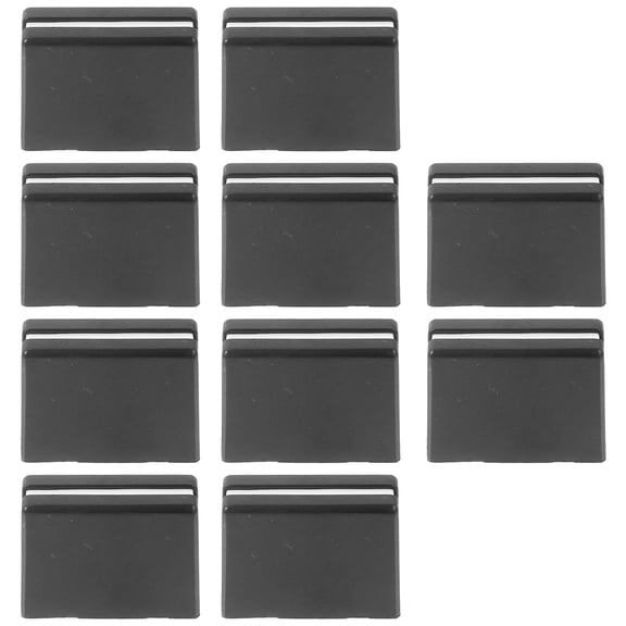 BESTOYARD 10Pcs Dj Mixer Fader Caps Black Slider Knobs ABS Replacement Accessories for Console