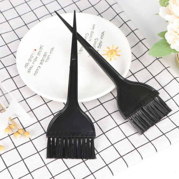 BESTOYARD 12Pcs Hair Dye Applicator Brush Black for Professional Salon and Home Use