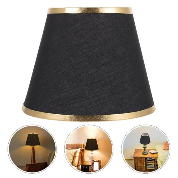 BESTOYARD 1Pc Practical Black Cloth Light Shade for Wall Floor and Ceiling Lamps