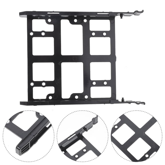 BESTOYARD 3Pcs SSD Hard Drive Tray Black Industrial Plastic Internal Drive Bay with Stable and Anti Static Structure