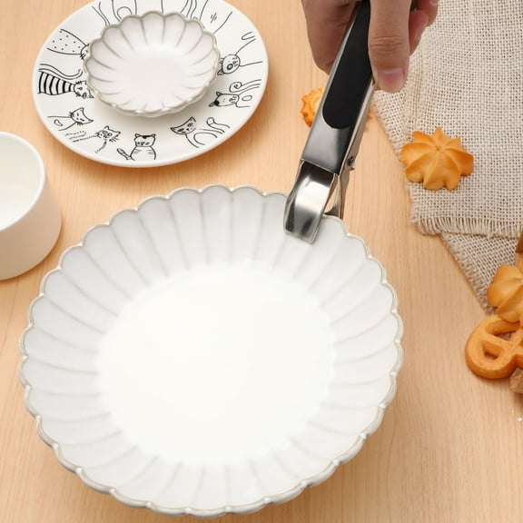 BESTOYARD Anti-Scalding Clip Plate Picker 2 Pcs Kitchen Gadgets for Bowls Steaming