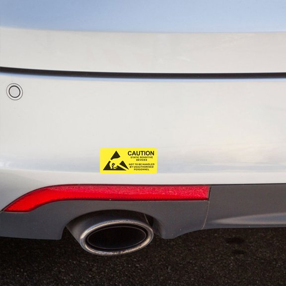 BESTOYARD Warning Label Sticker Static Warning Sticker Paper 200Pcs