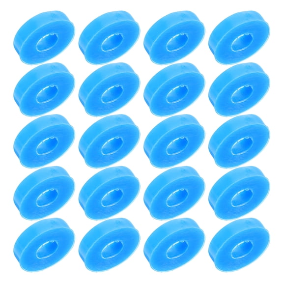 BESTOYARD 20Pcs Sky Blue Anti Vibration Pads Rubber Mounting Pads for Central Air Conditioning Units