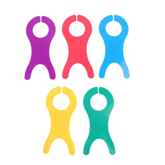 BESTOYARD 20Pcs Assorted Color Woolen Winding Tools Helping Organize and Prevent Thread Tangling