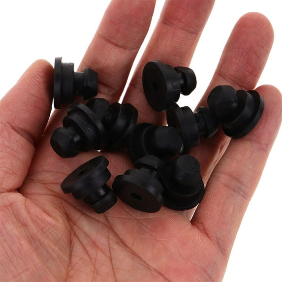 BESTOYARD 20Pcs Non Slip Black Replacement Rice Cooker Feet Rubber Parts for Enhanced Appliance Stability and Protection
