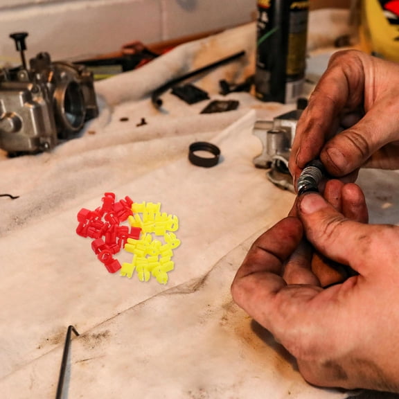 BESTOYARD 20Pcs Assorted Color Car Door Lock Replacement Rod Clips for Truck and Auto Accessories