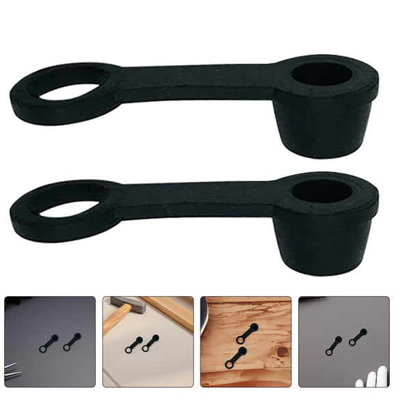 BESTOYARD 25Pcs Rubber Brake Bleeder Cap Black Moisture Protection for Car Brake System