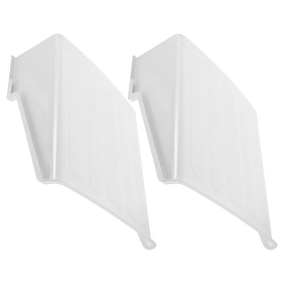 BESTOYARD 2Sets White Security Camera Rain Cover with Sunshade Outdoor Protective Camera Guard
