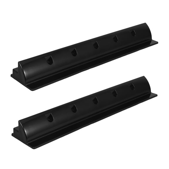 BESTOYARD 2Pcs Black ABS Solar Panel Rack for Roof Boat Rv with Uv Resistance and Waterproof Design