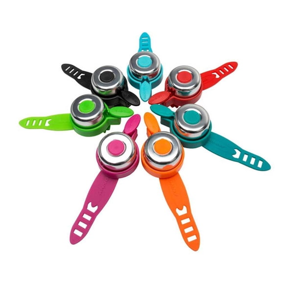 BESTOYARD Bike Handlebar Bell and Streamers Set for Childrens Bikes 2Pcs