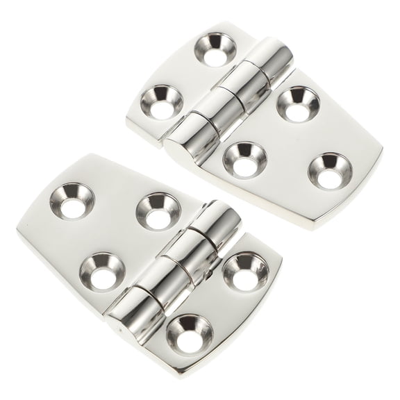 BESTOYARD 2pcs Heavy Duty Marine Boat Hinges Stainless Steel 316 Silver for Outdoor Use