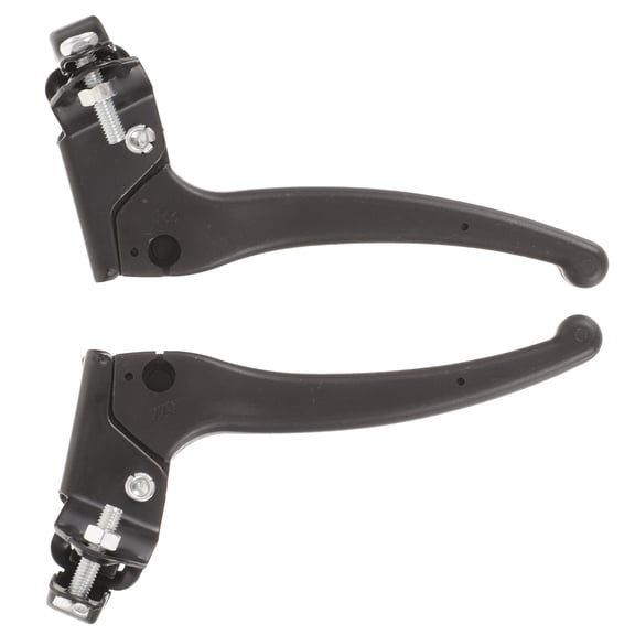 BESTOYARD 2Pcs Black Plastic Wheelchair Brake Levers Easy Install Replacement Handles