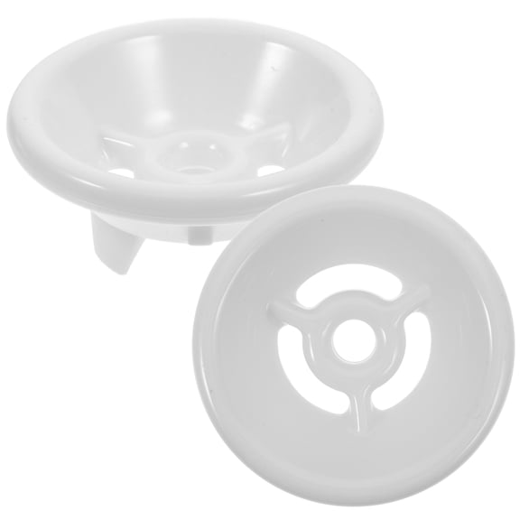 BESTOYARD Urinal Drain Cover 2Pcs White ABS Splash Prevention for Bathrooms