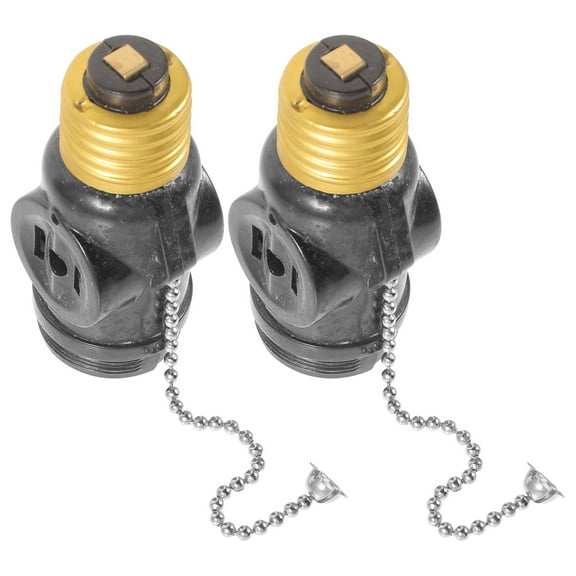 BESTOYARD 2pcs screw in light sockets Light Holder for E26 Screw Type Light Bulbs in Workshops