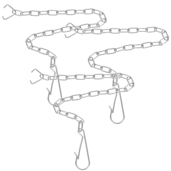 BESTOYARD 3Pcs Universal Toilet Flapper Chain Replacement Stainless Steel Material