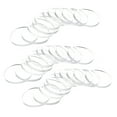 thumbnail image 1 of BESTOYARD 30Pcs Glass Table Rubber Spacer Durable Clear PP Anti Slip Protection Pads, 1 of 8