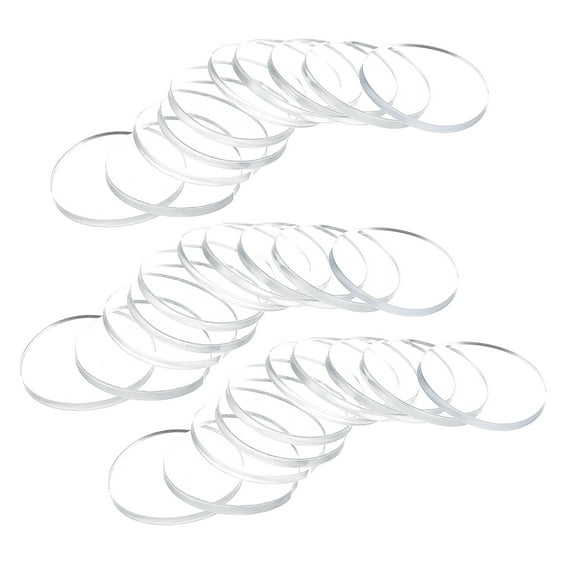 BESTOYARD 30Pcs Glass Table Rubber Spacer Durable Clear PP Anti Slip Protection Pads