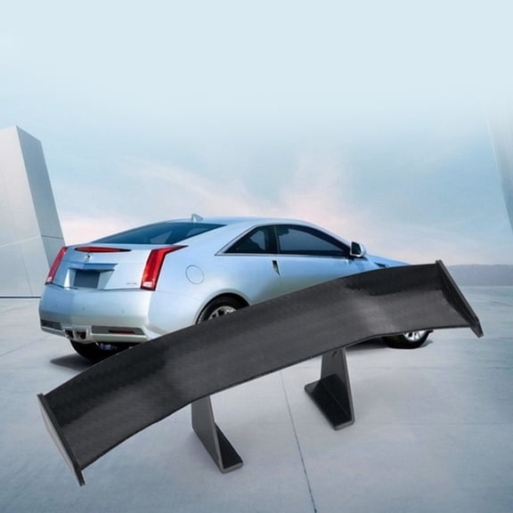 BESTOYARD 3Pcs Auto Rear Wing Spoiler Black ABS Improves Handling Car Modification