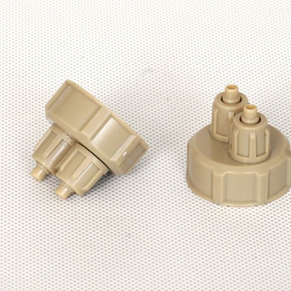 BESTOYARD Aquarium Accessory DIY Bottle Cap Light Brown ABS 3Pcs