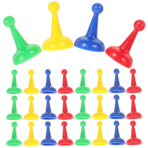 BESTOYARD 40Pcs Game Pieces For Board Games In Red Blue Green Yellow Colors