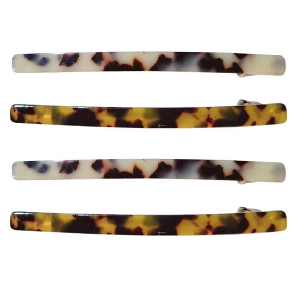 BESTOYARD Large Barrettes Thick Hair Accessories Women Hair Barrettes Assorted Color 4Pcs